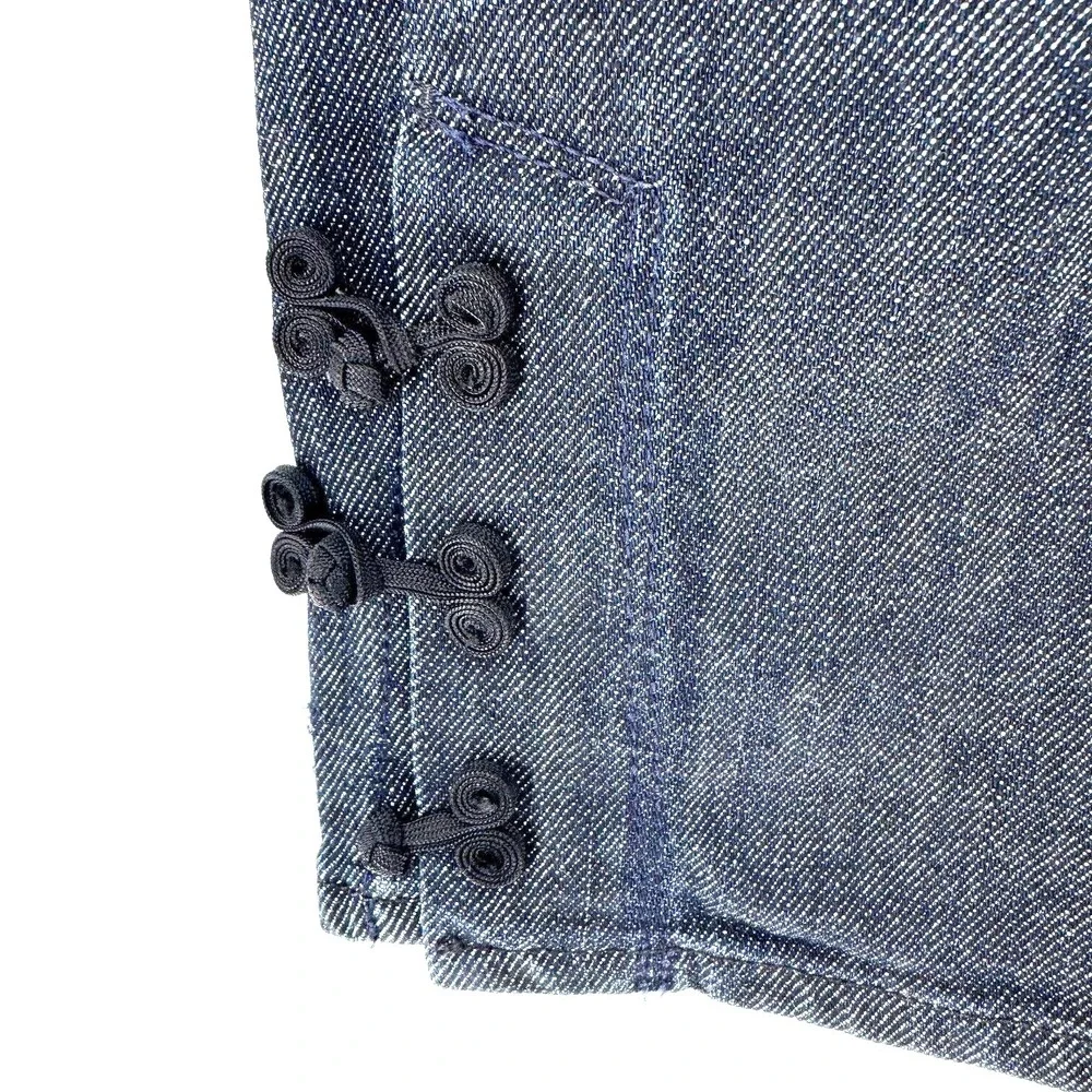 7 for all Mankind Crop Roxy Jeans Women's 32 Dark‎ Wash Oriental Accent Capri